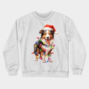 Christmas Collie Crewneck Sweatshirt